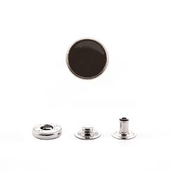 12LHK0234+486 Кнопка пружинный контакт 12,5 мм, никель