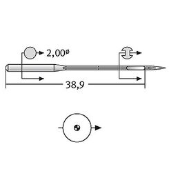 Игла UY 128 GAS SES TN  (1x10)